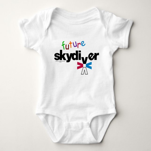 Body Bodysuit bébé Skydiver (Devant)