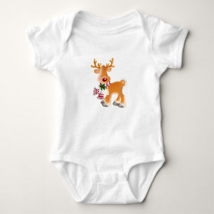 Body Bodysuit bébé vacances Rudolph