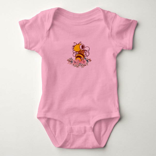 Body Bodysuit Bee-autiful Blooms (Devant)