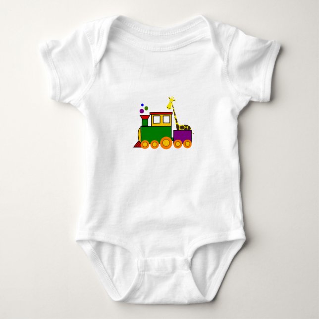 Body Bodysuit Choo-Choo Train Baby Jersey (Devant)