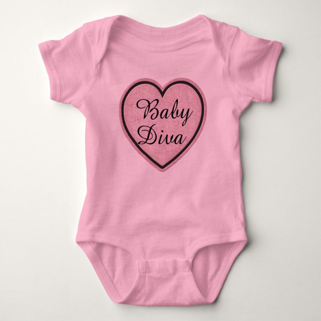Body Bodysuit Coeur Diva Baby (Devant)