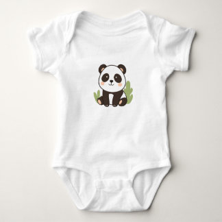 Body Bodysuit Cute Panda Baby Jersey