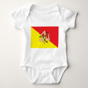 Body Bodysuit de bébé patriotique avec drapeau de la Si