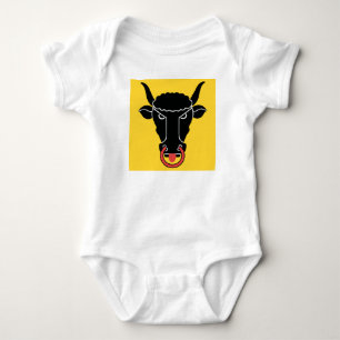 Body Bodysuit de bébé patriotique avec le drapeau d'Uri