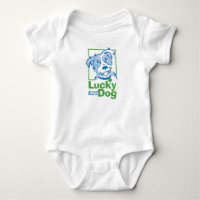 Bodysuit de chien chanceux pour bébé
