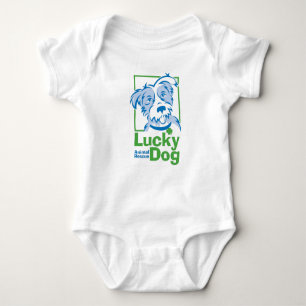 Body Bodysuit de chien chanceux pour bébé