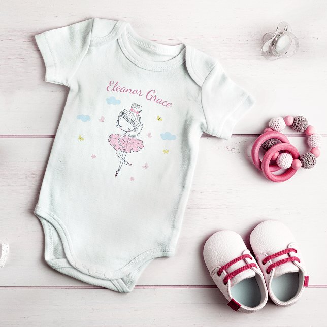 Body Bodysuit de danseuse de ballet peint à la main ros (Créateur téléchargé)