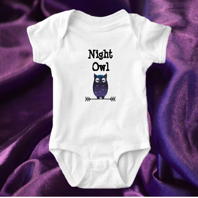 Body Bodysuit de la chouette de nuit pour bébés (Créateur téléchargé)