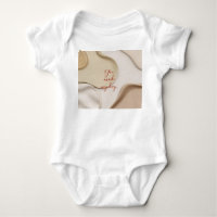 Bodysuit de maillot de bébé en graphisme élégant