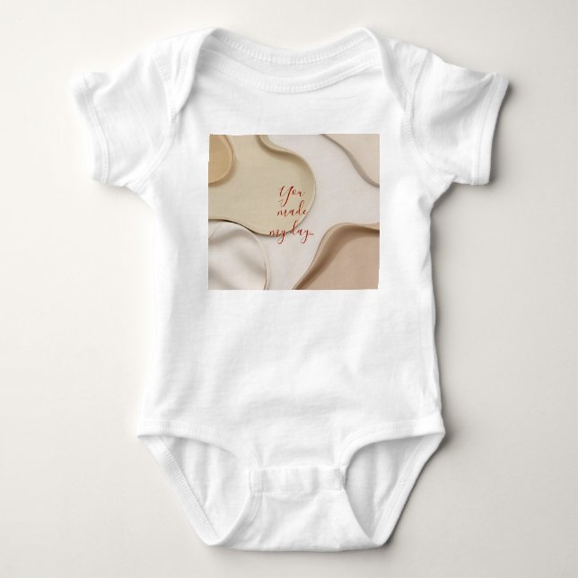 Body Bodysuit de maillot de bébé en graphisme élégant (Devant)