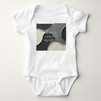 Bodysuit de maillot de bébé en graphisme élégant