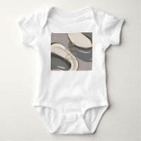 Bodysuit de maillot de bébé en graphisme élégant