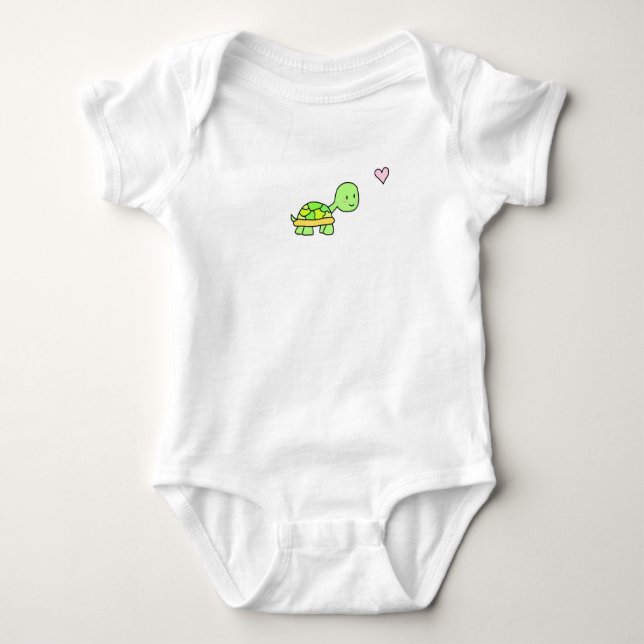 Body Bodysuit de tortue de bébé (Devant)