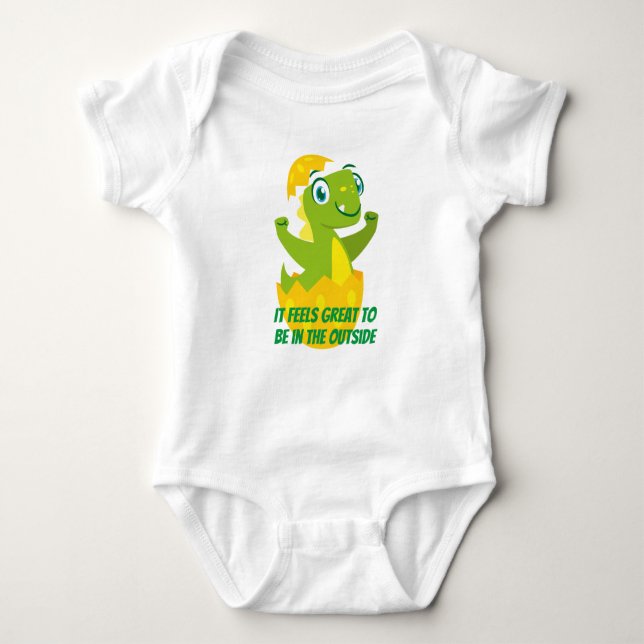 Body Bodysuit Dino Chick Baby Jersey (Devant)