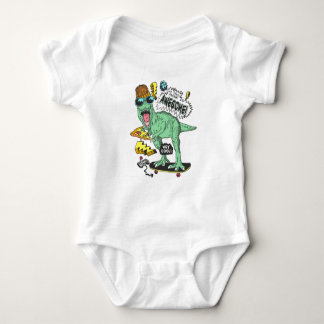 Body Bodysuit Dinosaure Bébé Dinosaure À La Main