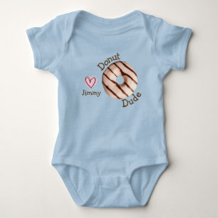 Body Bodysuit Donut Dude Cute One Piece pour bébés garç
