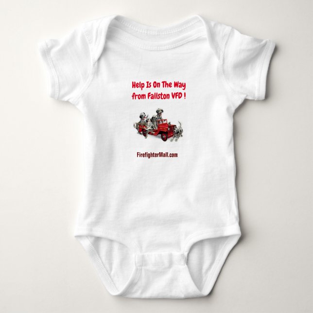 Body Bodysuit Fallston VFD Baby (Devant)