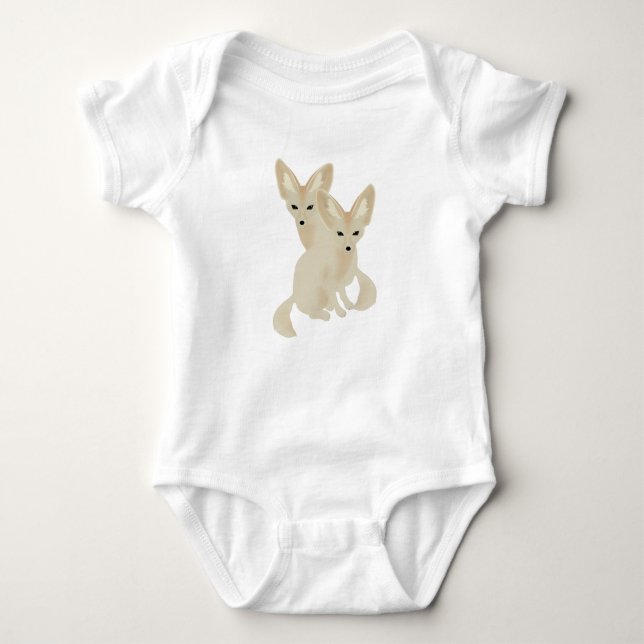 Body Bodysuit Fennec Foxes Baby (Devant)
