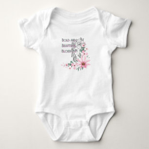 Body Bodysuit Floral Lion Baby.