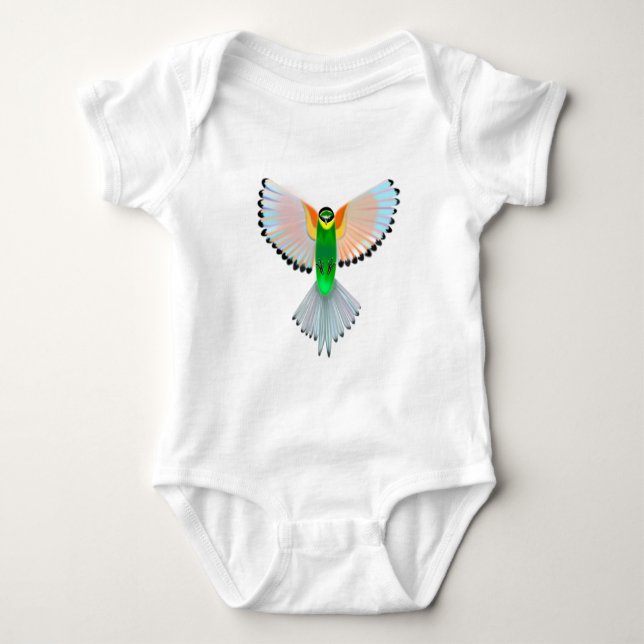 Body Bodysuit Flying Bird Baby (Devant)