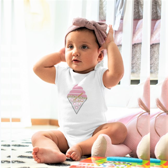 Body Bodysuit - Irrésistible Ice Creative by Adiela Ako (Irresistible Ice Cream Beautiful Baby Bodysuit by Poet Adiela Akoo. Love it? GET it! Shop now )