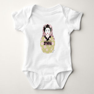 Body Bodysuit japonaise Geisha Matryoshka Baby