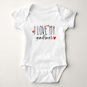 Body Bodysuit Je t'aime mes grands-parents