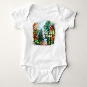 Body Bodysuit Jersey pour bébé d'automne, Blanc