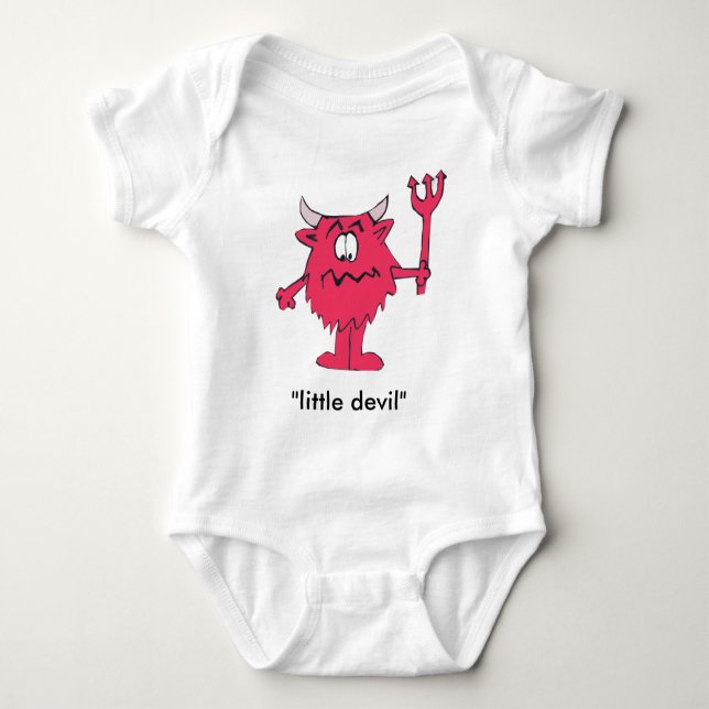 Body Bodysuit "Little Devil" Baby Jersey (Devant)