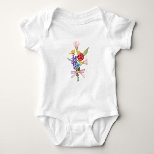 Body Bodysuit mignonne Baby Jersey - Soft & Confortable (Devant)
