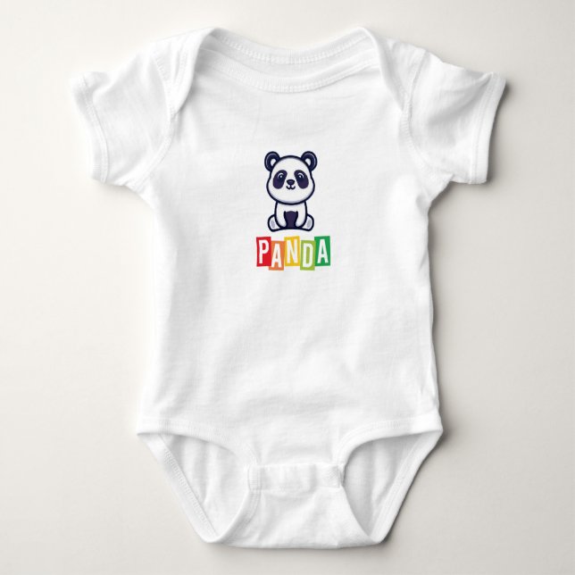 Body Bodysuit Panda Baby Jersey (Devant)