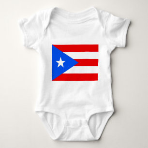 Body Bodysuit patriotique bébé avec drapeau Porto Rico