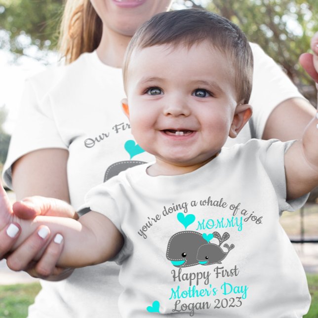 Body Bodysuit personnalisé de la fête des mères pour bé (Créateur téléchargé)