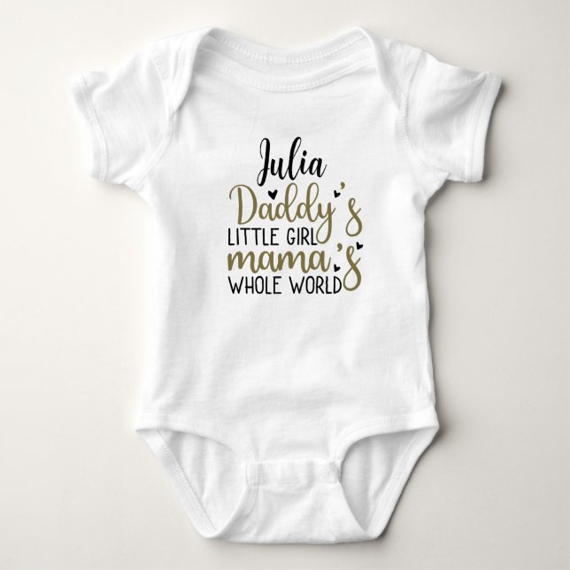 Body Bodysuit personnalisé pour bébé (Devant)