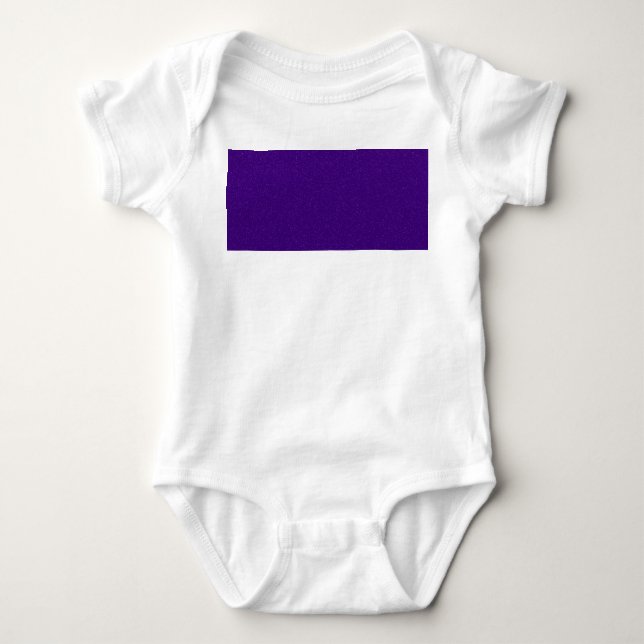 Body Bodysuit personnalisé pour bébé à bruit pourpre (Devant)