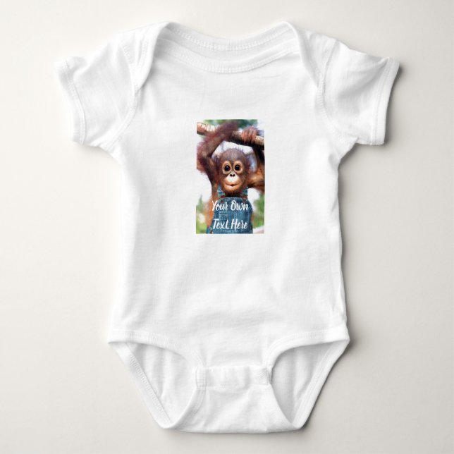 Body Bodysuit personnalisé pour bébés - Ajouter une ima (Devant)