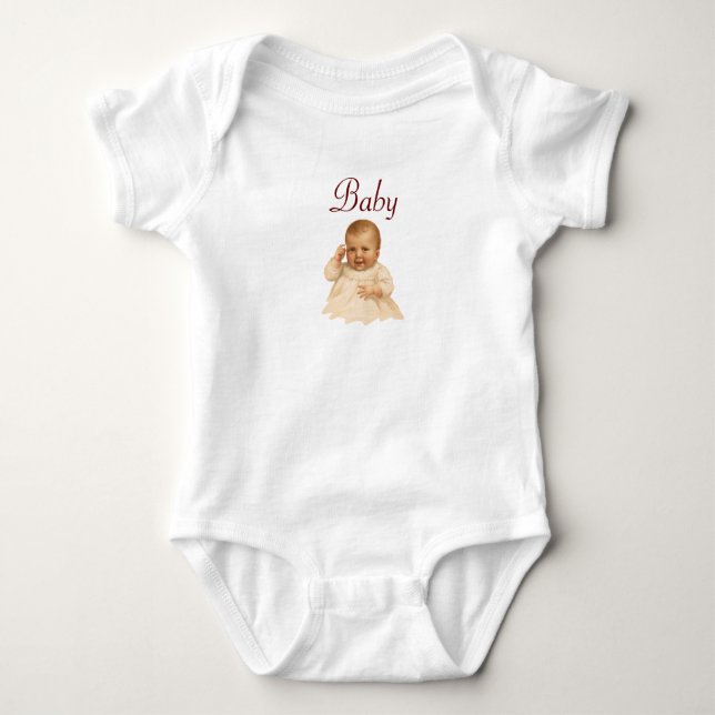 Body Bodysuit pour bébé antique et une pièce (Devant)