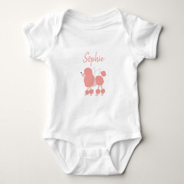 Body Bodysuit pour bébé aux canicules roses mignonnes (Devant)