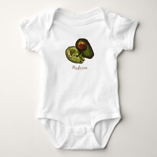 Body Bodysuit pour bébé Avocado (Devant)