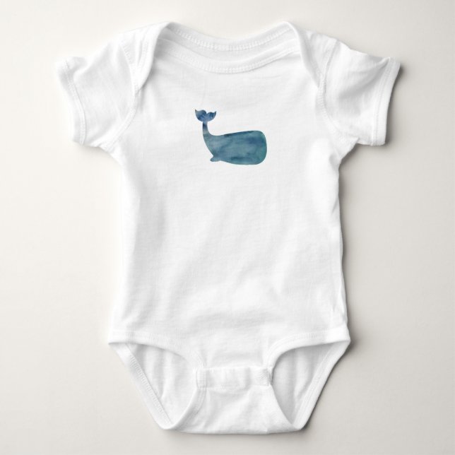 Body Bodysuit pour bébé baleine (Devant)