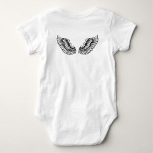 Body Bodysuit pour bébé Black and White Wings