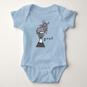 Body Bodysuit pour bébé chèvre ou une pièce (avec sous-