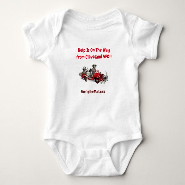 Body Bodysuit pour bébé Cleveland VFD (Devant)