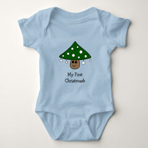 Body Bodysuit pour bébé dans le champignon de Noël