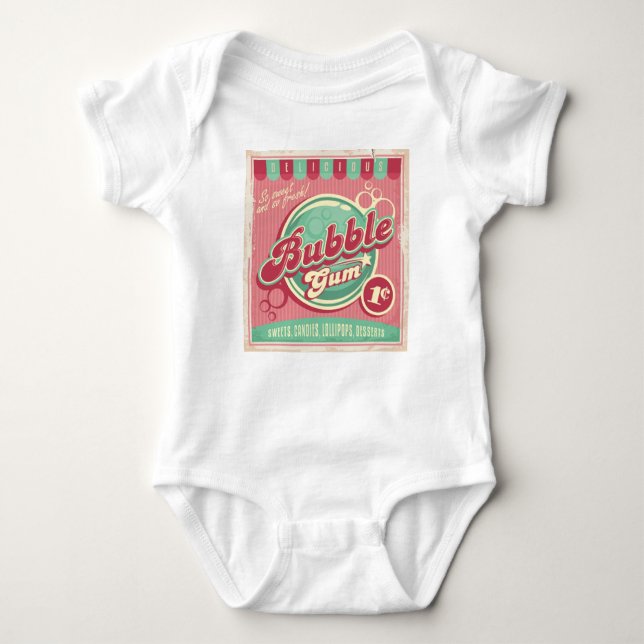 Body Bodysuit pour bébé de gomme à bulle (Devant)