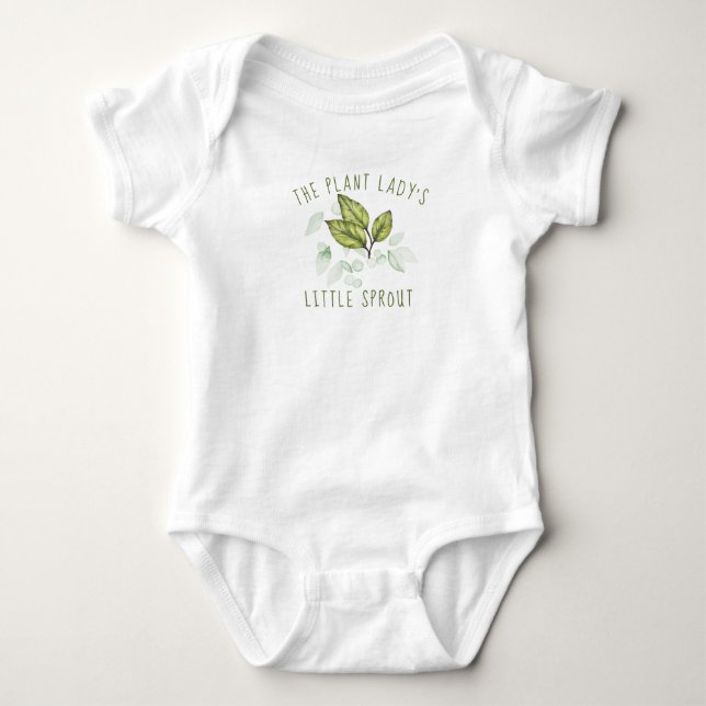 Body Bodysuit pour bébé de la petite fille Plante (Devant)