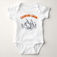 Bodysuit pour bébé de l'équipe de camping