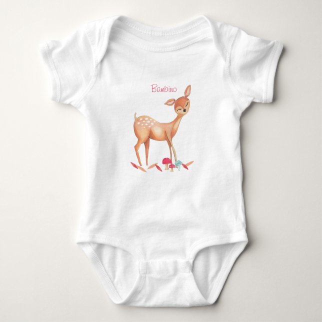 Body Bodysuit pour bébé des amis de la forêt (Devant)