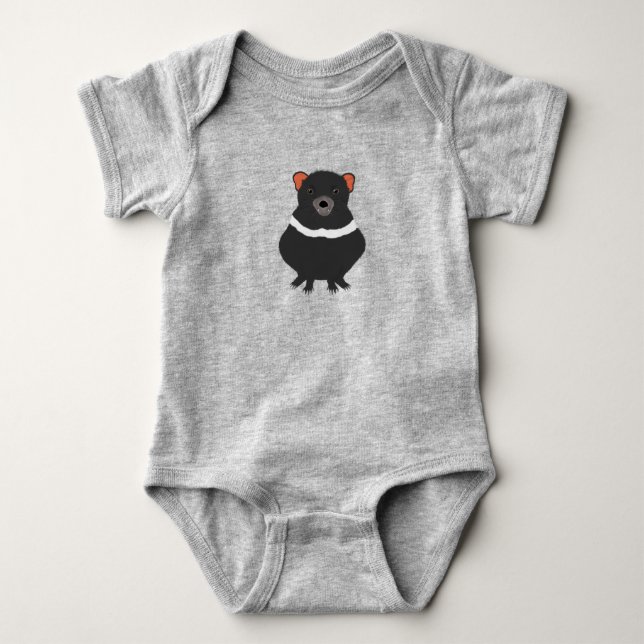 Body Bodysuit pour bébé diable de Tasmanie (Devant)