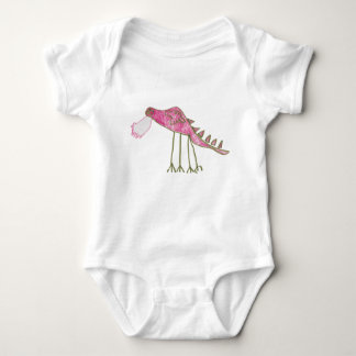 Body Bodysuit pour bébé Dragon rose et vert